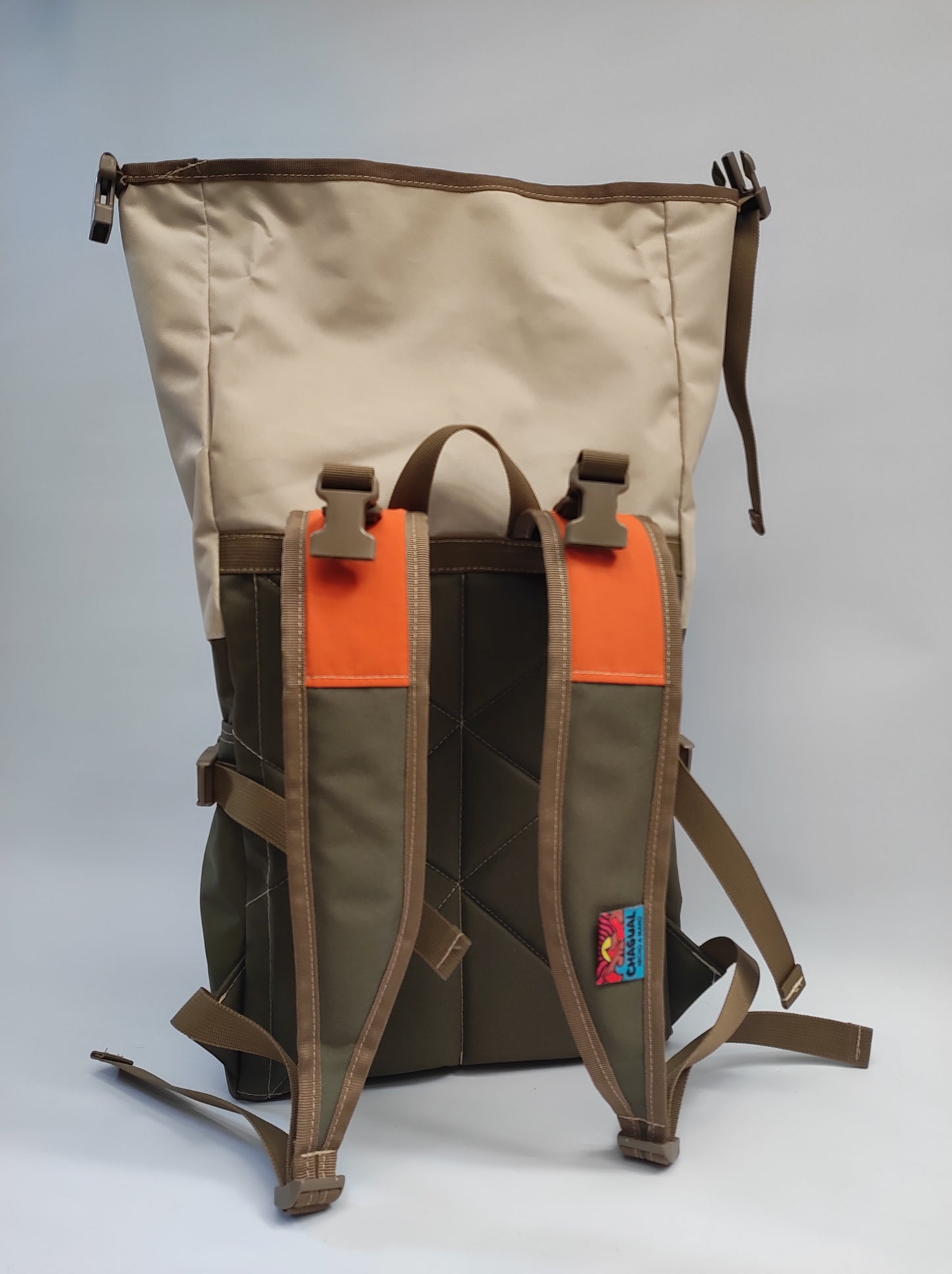 mochila beige terracota