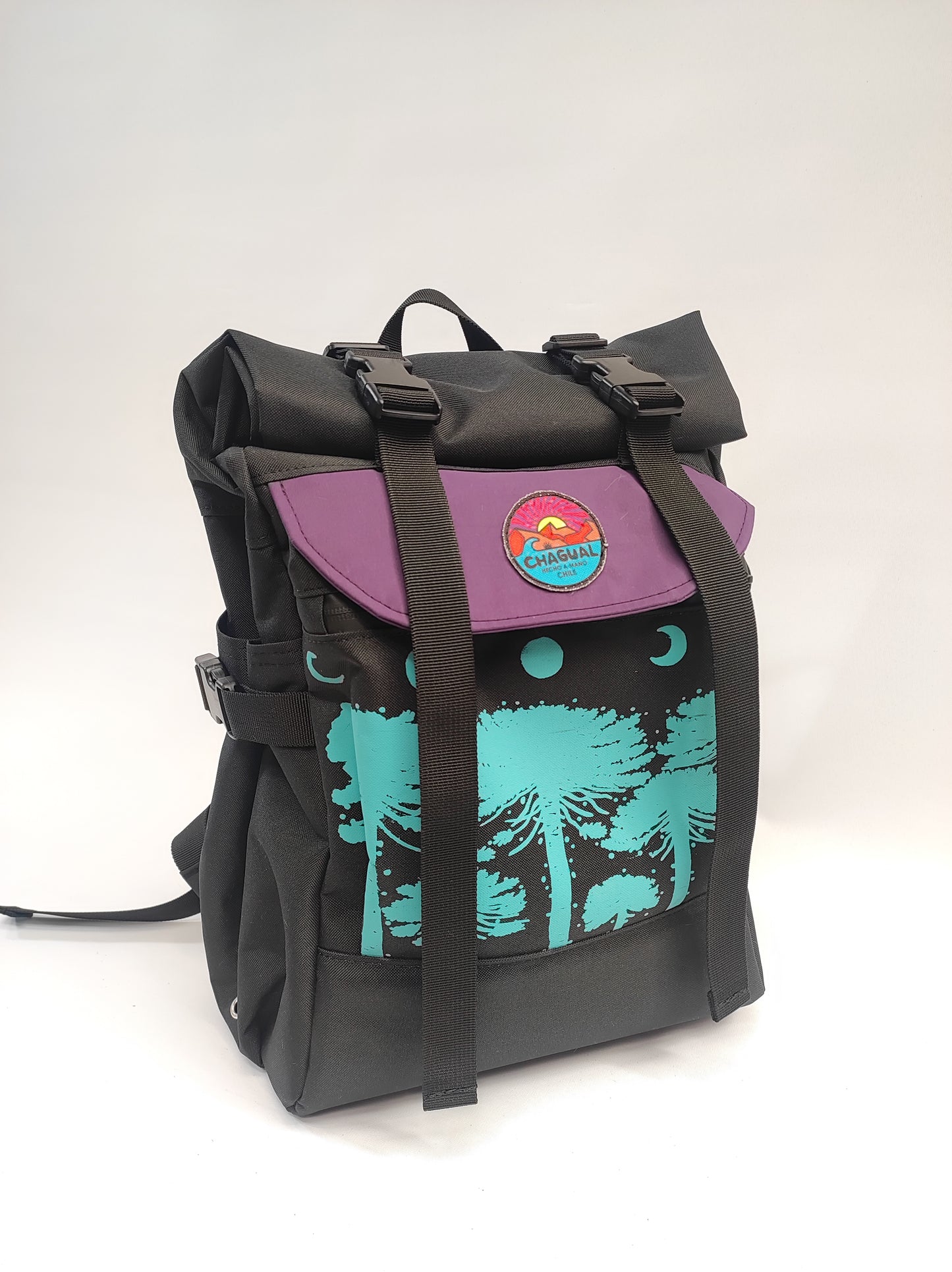 mochila araucarias morada