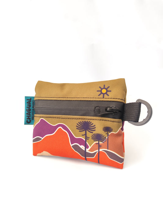 Pequeña bolsa Araucarias, pouch.